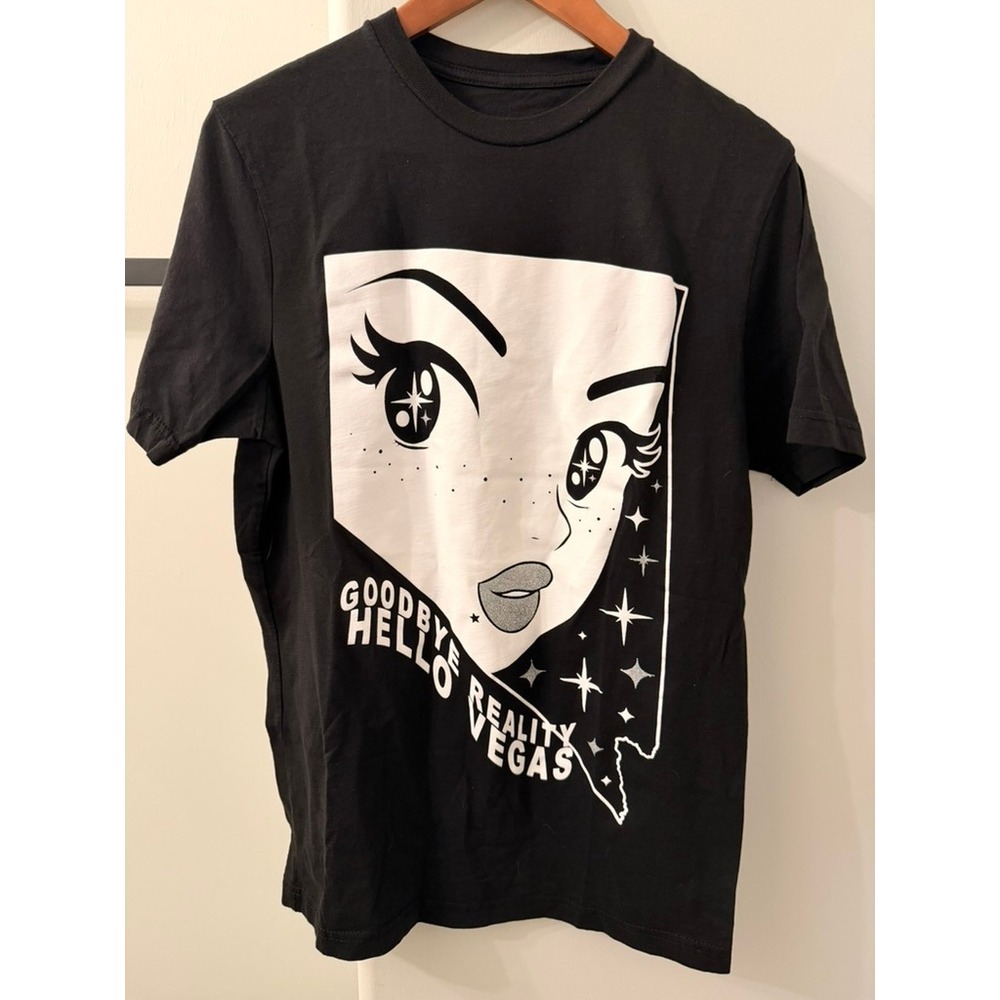 Future‎ Fantasy Delight Graphic Tee Mens M Black Goodbye Reality Hello Vegas